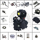  Motorcycle Engine and Spare Parts of Cylinder/Camshaft/Carburetor/Crankshaft/Bearing/Clutch/Chain 50cc-250cc for Honda/YAMAHA/Suzuki/Bajaj/Zongshen/Haojue/Dayun