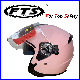  ABS Motorcycle Helmet of Half Face with Double Visors Discount 3% off