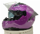  Customized Popular Motorcycle Full Face Helmets with Inner Visor in DOT