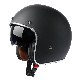  Motorcycle 3/4 Open Face Helmet with Tinted Visor Helmet for Cafe Racer Retro Vintage