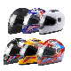 Black Helmets Light LED Half Face Matte Double Visor Men Motocross Mens EU Motorcycle Helmet