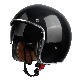  Open Face Helmet with Inner Visor for Vintage Motorcycles in DOT