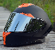  Dual Visor Flip up Modular Full Face Motorcycle Helmet with LED Light