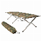  Factory Custom Outdoor Steel Aluminum Frame Trip Portable Folding Camping Single Bed