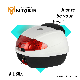 Motorcycle Tail Box White High Quality Helmet Box Case Box Luggage Box manufacturer