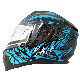  Dual Visor Flip-up Modular Full Face Street Motorcycle Helmet with DOT