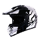 White Grey off Road ABS DOT Racing Riding Motocross Helmet