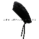  Factory Custom Outdoor Safe Wool Beret Hats Embroidered Men Black Tactical Wool Beret