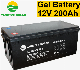 12+ Years Life Free Maintenance VRLA Rechargeable Gel 12V 200ah Battery