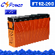 China Slim Battery Telecom Front Terminal 12V 200ah