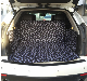  Rena Pet Washable Paw Print 600d Oxford Durable Foldable Dog Car Seat Covers with Waterproof Bottom