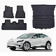 High Quality Car Floor Mat Supplier 3D TPR XPE for Tesla Model Y manufacturer