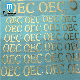  Custom Free Design Electroform Metal Logo Nickel Sticker for Laptop Notebook