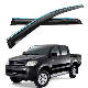 for Toyota Hilux Vigo 2005-2015 with Chrome Trim 1.1mm Window Rain Visor manufacturer