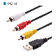  USB a Male to 3 RCA Male, Audio and Video Cable, AV Adapter Cable 5FT, USB to AV Cable