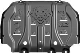  3D Magnesium 4.0mm Aluminum Alloy Engine Radiator Transmissiom Skid Plate Front Under Tray Fit for Ford Everest