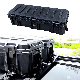  4WD 4X4 Exterior Accessories High Strength LLDPE Plastic Camping Storage Box Mounting on Car Roof Rack Heavy Duty Tool Box