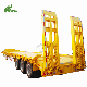 Trailer Manufacturer Flat Lowboy Low Bed Cargo Carrier Truck Trailer