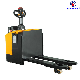  Stand-on Towing Truck Cargo Handling Electric Cargo Mobile Forklift 2t Warehouse Carrier