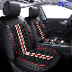  Car Accessories Car Decoration 360 Full Covered Car Seat Cover Universal Luxury Ice Silk Black PU Leather Auto Car Seat Cushion