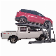  CE Approved Low Garage Hydraulic Auto Elevator Tilting Park System 2 Level Vehicle Hoist Double Four Post Storage Stacker Inclined Car Stacking Parking Lift