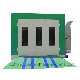  Hongyuan Popular Electric Type Car Spray Room with Gas Diesel Waste Oil Burner Electric Heater