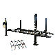  Low Ceiling Best 4 Post Car Parking Hydraulic Lift with Casters 9000 Lb for Garage