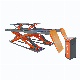 4000kg Lifting Equipment Low Profile Double Wheel Alignment Scissor Vehicle Lift manufacturer