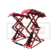  4 Cylinder Mobile Ultra-Thin Shear Car Lift