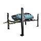  3 Years Warranty 5 Meters Length 5.5 Tons Capacity Four Post Car Lift