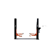 Hot Sale Mechanical Dual-Point Release Two Post Lift 4 Ton
