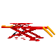  Flush Mount in-Ground Vehicle Lift 4t in-Ground Scissor Lift for Cars