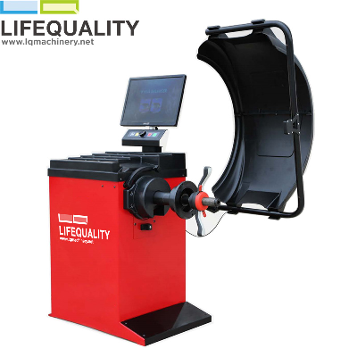 Fully Automatic Tire 10"-24" Wheel Balance Machine
