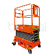 Pull Around Scissor Type Small Portable Man Lift manufacturer