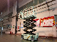  4*6V Portable Self Propelled Movable Small Electric Hydraulic Double Scissor Lift Table