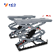  Vico in-Ground Small Stationary Fixed Hydraulic Electric Scissor Car Lift Work Table 3 Ton Scissor Lifts for Tire Maintenance