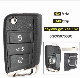  434MHz ID48 Chip 3 Button Keyless-Go/ Flip Remote Key Fob for Volkswagen Mqb Golf VII Mk7, for Skoda Octavia A7