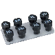  Factory Custom Logo 8V1 ABS Plastic Car Tire Valve Cap