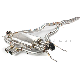  Catback Exhaust for Jaguar F-Type 3.0t 2017-2021 Stainless Steel Exhaust Pipe Muffler High Performance Escape