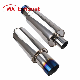  Straight Flow Car Muffler Stainless Steel Exhaust Muffler Silent Tip Hks