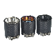  Dual Exhaust Tip Glossy Black Carbon Fiber Exhaust Pipe Tail Exhaust Muffler Tip