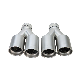  Auto Parts Stainless Steel Tailpipe with Double Exhaust Tips Muffler Catalyst Coexhaust System Exhaust Manifold Exhaust Muffler Exhaust Pipe Catalytic Converter
