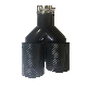  Universal Carbon Fiber Stainless Steel Muffler Tips Exhaust Pipe Tip for B*MW M2 M3 M4