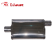  Performance Exhaust Tail Muffler Stainless Steel Silencer Mirror Polished for Car Exhaust System