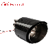  High Quality Slant Cut Ends Black Carbon Fiber LED Light Exhaust Muffler Tips