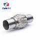  Braided 10inch Aluminium Nipple Stainless Steel Exhaust Header