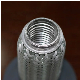 Aluminum Tube Flexible Exhaust Pipe 2.25 Inch Diameter 8 Inch Length