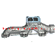  1002164020 611600110183 Engine Exhaust Pipe for Weichai Wp10h Engine Spare Parts