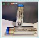 Stainless Steel Exhaust Muffler Hks Logos in Chrome Titanium Blue