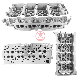  Milexuan Yd25 Diesel Engine Parts 4 Valve Engine Aluminum Gasket Cylinder Head for Nissan Yd25 Amc908510 11039-Ec00A 11040-Ec00c 11039-Eb30A 22100-4A010